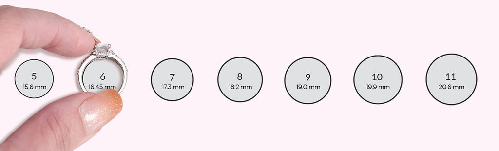 Secret Woods Ring Sizing Chart